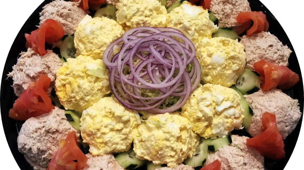 Albacore Tuna Salad with Egg Salad Platter
